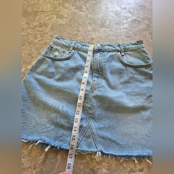 BDG blue festival party sorority bar pop Y2K Urban Outfitters Denim Mini Skirt - Picture 14 of 14